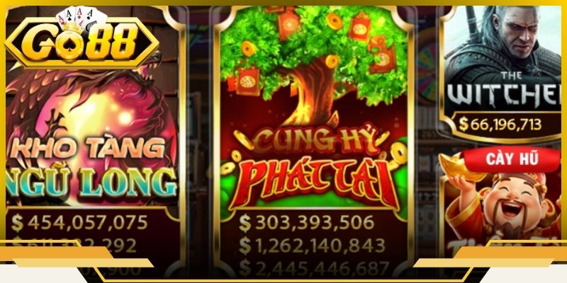 Kho tàng trò chơi nổ hũ Go88 đổi thưởng phong phú